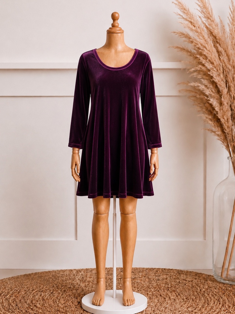 Soft Surroundings Velvet Dress (IT HAS POCKETS)